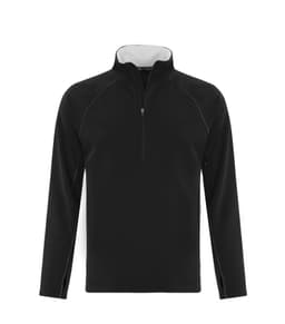 DISCONTINUED ATC™ LIFESTYLE FLEECE 1/2 ZIP SWEATSHIRT in Black/White