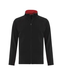 DISCONTINUED ATC™ LIFESTYLE FLEECE FULL ZIP SWEATSHIRT in Black/True Red