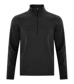 DISCONTINUED ATC™ DYNAMIC HEATHER FLEECE 1/2 ZIP SWEATSHIRT view 1