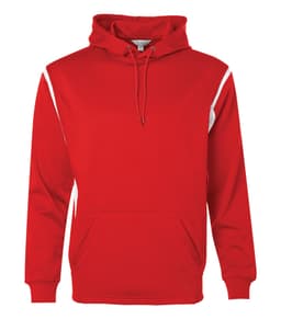 ATC™ PTECH® FLEECE VarCITY HOODIE in True Red/White