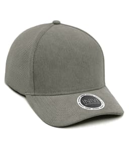 INIVI COOPER CORDUROY 2 PANEL CAP in Light Grey