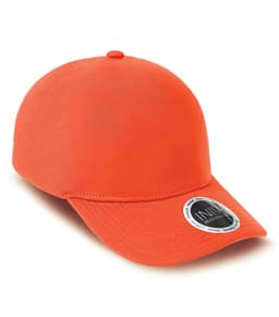 INIVI STANLEY 1 PANEL SEAMLESS CAP in Orange