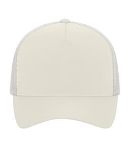 KOI&reg; MATTE 5-PANEL TRUCKER CAP in Bone/Bone