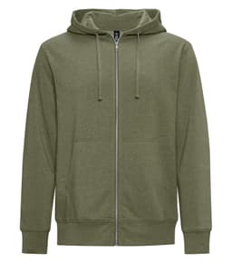 KOI&reg; ELEMENT TRIBLEND FLEECE FULL ZIP HOODIE in Military Frost*
