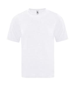 KOI® TRIBLEND TEE in White Fleck Triblend