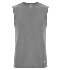 DISCONTINUED KOI® TRIBLEND MUSCLE TANK in Grey Triblend