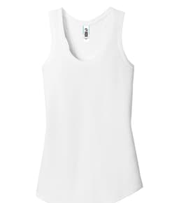 KOI&reg; ELEMENT TRIBLEND RACERBACK LADIES’ TANK in White