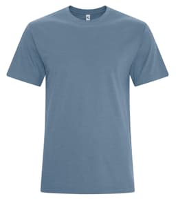 KOI® ELEMENT RING SPUN CVC TEE in Denim