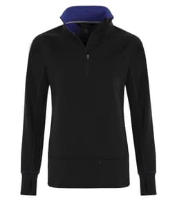 DISCONTINUED ATC™ LIFESTYLE FLEECE 1/2 ZIP SWEATSHIRT in Black/True Royal