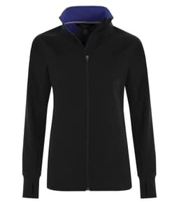 DISCONTINUED ATC™ LIFESTYLE FLEECE FULL ZIP LADIES' SWEATSHIRT in Black/True Royal