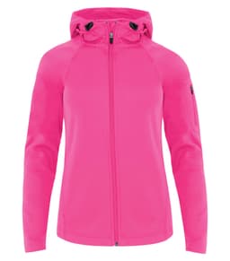DISCONTINUED ATC™ PTECH® FLEECE HOODED LADIES' JACKET in Raspberry