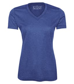 ATC™ PRO TEAM HEATHER ProFORMANCE V-NECK LADIES' TEE in Cobalt Heather