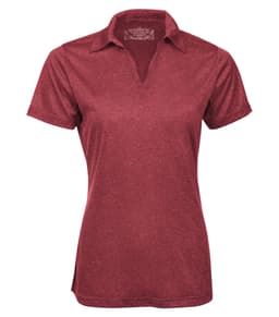 ATC™ PRO TEAM HEATHER ProFORMANCE LADIES' POLO in Cardinal Heather