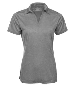 ATC™ PRO TEAM HEATHER ProFORMANCE LADIES' POLO in Charcoal Heather