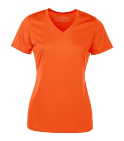 ATC™ PRO TEAM SHORT SLEEVE V-NECK LADIES' TEE in Extreme Orange