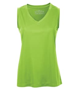 ATC™ PRO TEAM SLEEVELESS V-NECK LADIES' TEE in Lime Shock