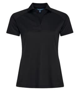 COAL HARBOUR&reg; TECH MESH SNAG RESISTANT LADIES' POLO in Black