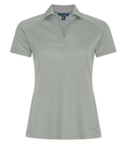 COAL HARBOUR&reg; TECH MESH SNAG RESISTANT LADIES' POLO in Silver