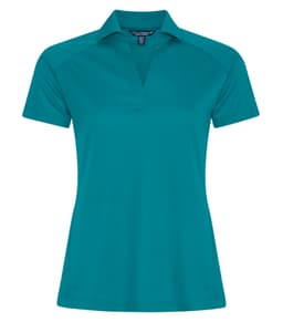 COAL HARBOUR&reg; TECH MESH SNAG RESISTANT LADIES' POLO in Tropic Blue