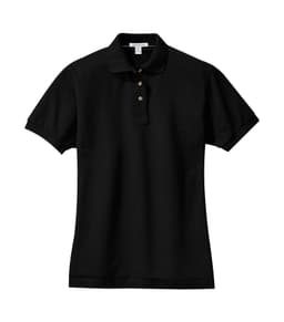 DISCONTINUED COAL HARBOUR® CLASSIC PIQUE LADIES' POLO in Black