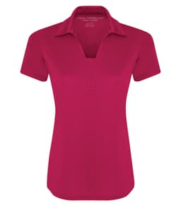 COAL HARBOUR® CITY TECH SNAG RESISTANT LADIES' POLO in Dark Fuchsia