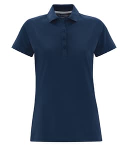 COAL HARBOUR® COTTON SELECT SOIL RELEASE LADIES' POLO in True Navy