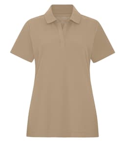 COAL HARBOUR&reg; EVERYDAY CVC LADIES’ POLO in Dark Sand