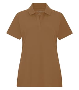 COAL HARBOUR&reg; EVERYDAY CVC LADIES’ POLO in Duck Brown