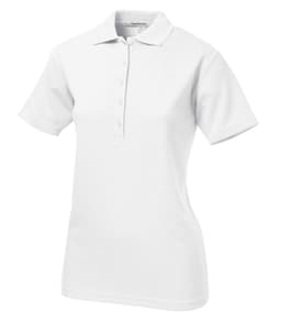 DISCONTINUED COAL HARBOUR® MESH WICKING LADIES' POLO in White