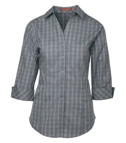 COAL HARBOUR® TATTERSALL CHECK WOVEN LADIES' SHIRT view 1
