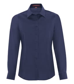 COAL HARBOUR® EVERYDAY LONG SLEEVE WOVEN LADIES' SHIRT in True Navy