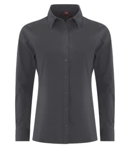 DISCONTINUED COAL HARBOUR® PERFORMANCE STRETCH WOVEN LADIES' SHIRT in Iron Grey