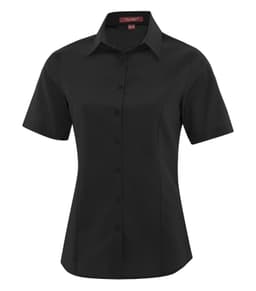COAL HARBOUR® EVERYDAY SHORT SLEEVE WOVEN LADIES' SHIRT view 3