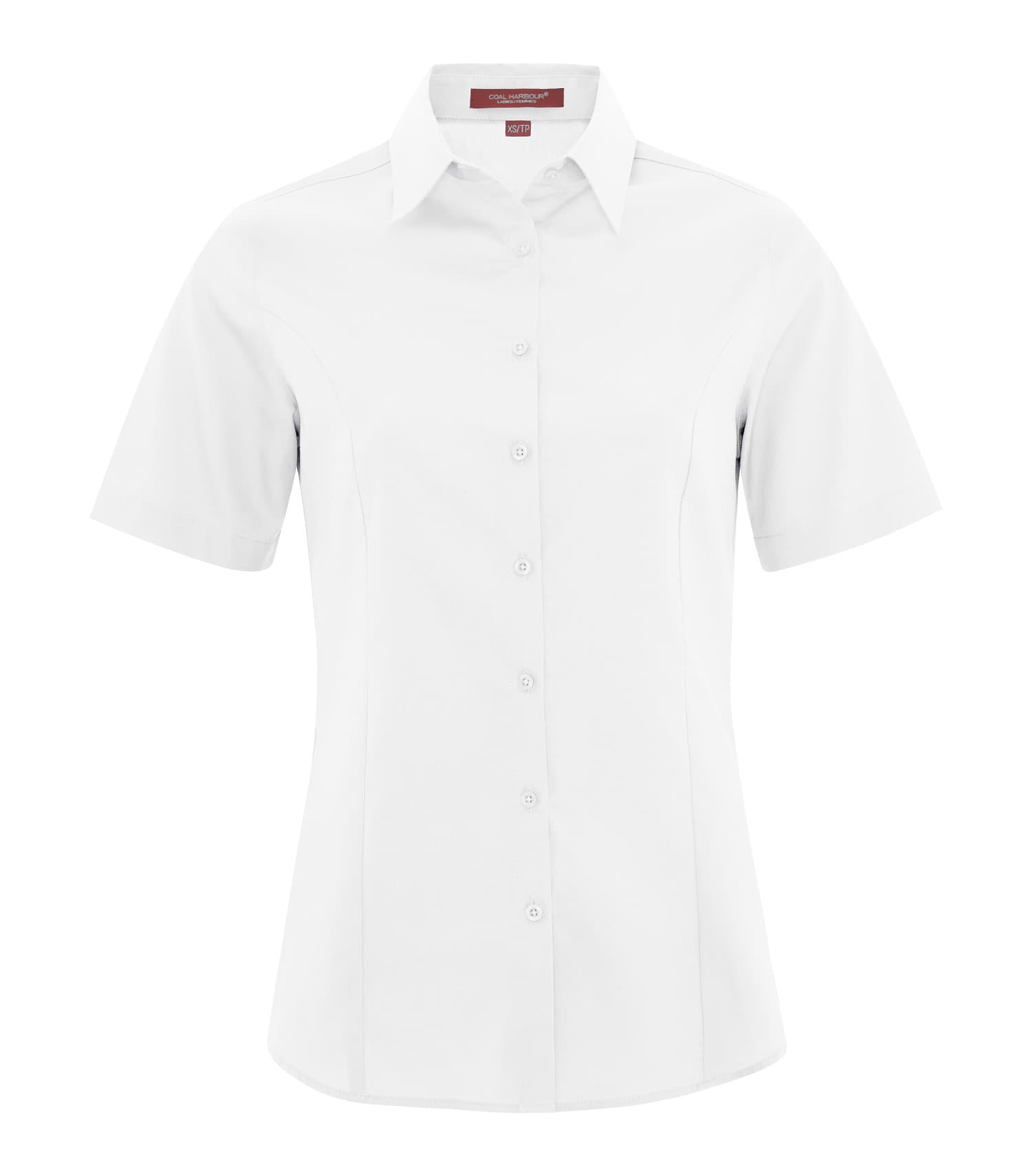 Coal Harbour® EVERYDAY SHORT SLEEVE WOVEN LADIES' SHIRT