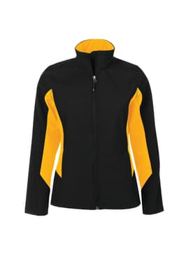 DISCONTINUED COAL HARBOUR® EVERYDAY COLOUR BLOCK WATER REPELLENT SOFT SHELL LADIES' JACKET view 1