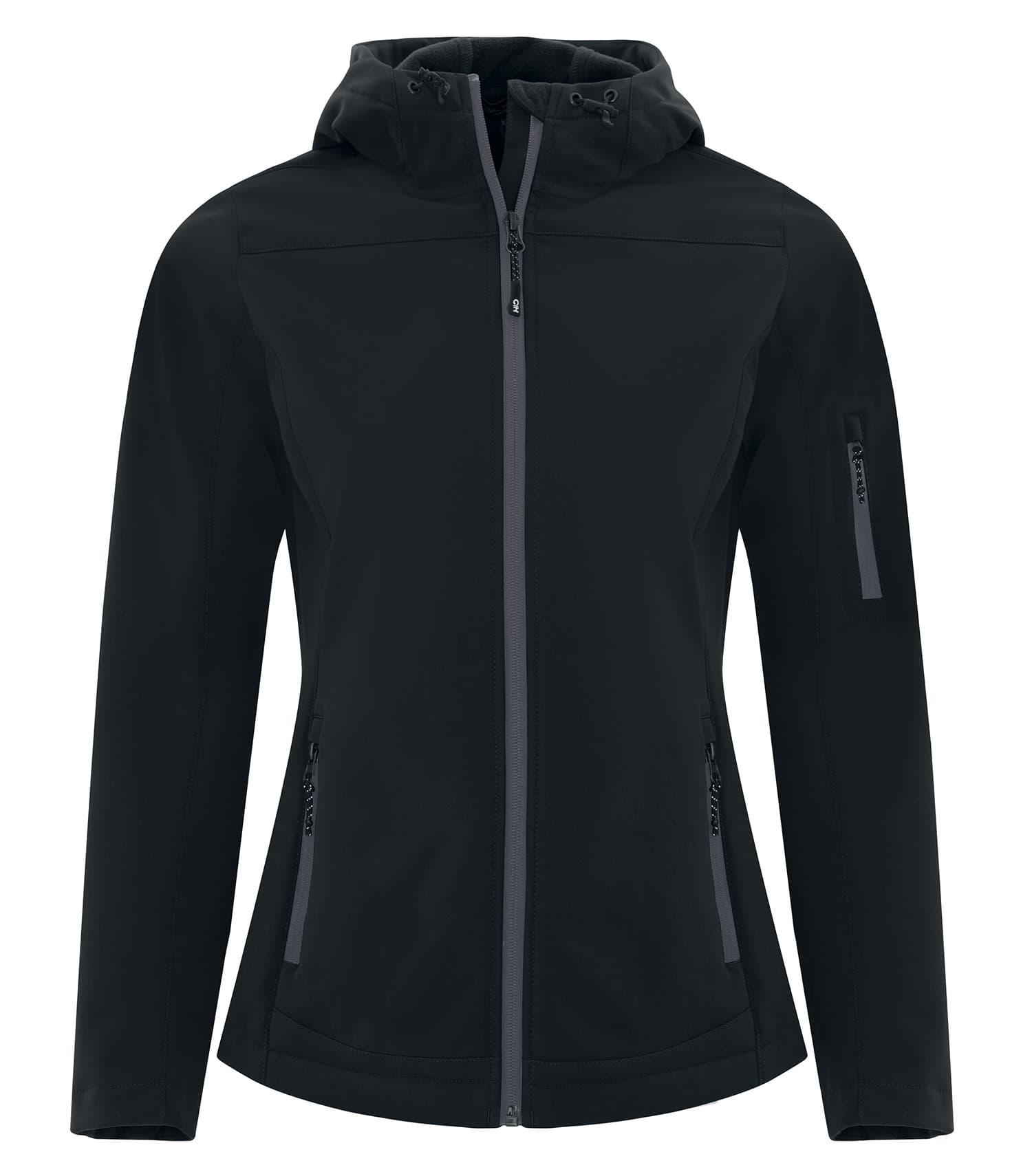 CoalHarbour COAL HARBOUR® EVERYDAY HOODED WATER REPELLENT STRETCH SOFT SHELL LADIES' JACKET