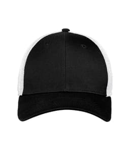 NEW ERA® 39THIRTY® STRETCH MESH CAP in Black/White