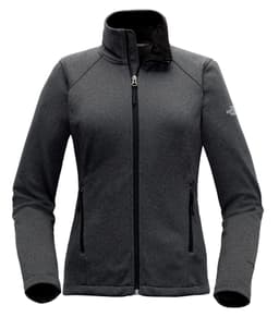 DISCONTINUED THE NORTH FACE&reg; RIDGEWALL SOFT SHELL LADIES' JACKET in Dark Grey Heather
