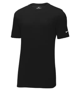 NIKE Dri-FIT COTTON/POLY TEE in Black