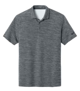 NIKE Dri-FIT STRIATED POLO in Dark Grey