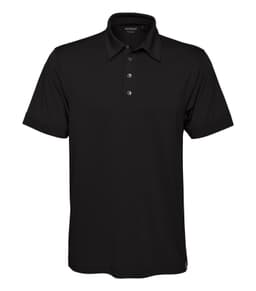 DISCONTINUED OGIO® MICROSTRIPE POLO in Blacktop