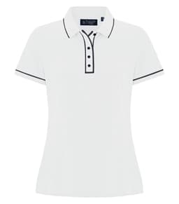 ORIGINAL PENGUIN&reg; GOLF EARL LADIES' POLO in Bright White