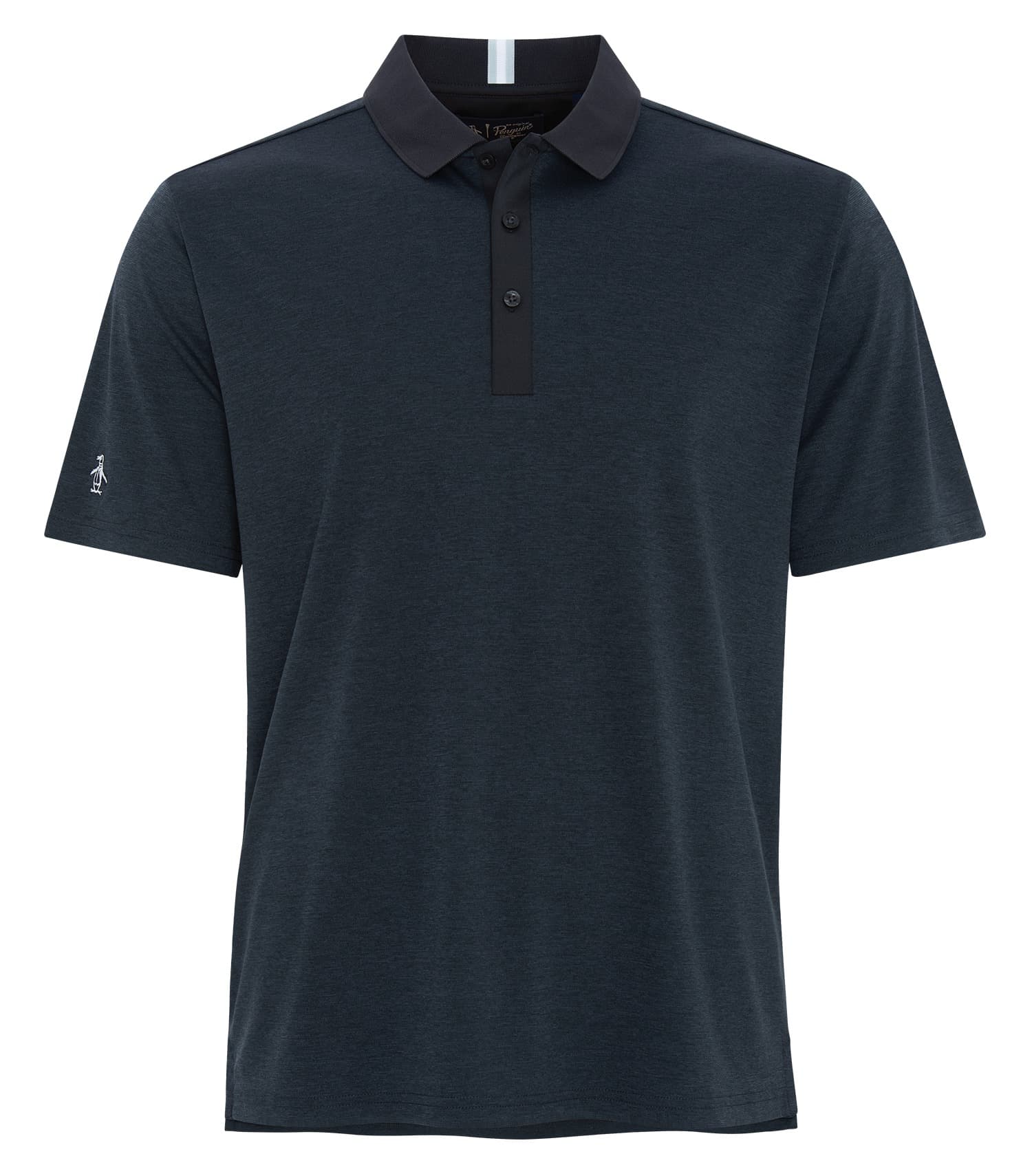 DISCONTINUED ORIGINAL PENGUIN&reg; INTARSIA HEATHERED POLO