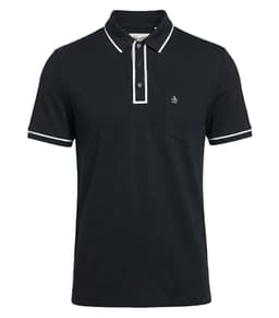 ORIGINAL PENGUIN&reg; TECHNICAL EARL POLO in Caviar Black