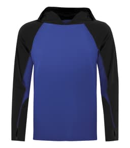 DISCONTINUED ATC™ PRO TEAM LONG SLEEVE HOODED TEE in True Royal/Black