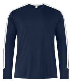 ATC™ PRO CLUB LONG SLEEVE TEE in True Navy/White