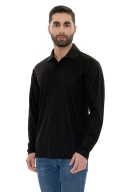 COAL HARBOUR&reg; EVERYDAY SNAG RESISTANT LONG SLEEVE POLO view 4