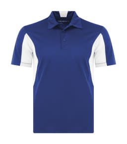 COAL HARBOUR® SNAG RESISTANT COLOUR BLOCK POLO in True Royal/White