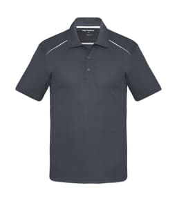 COAL HARBOUR® SNAG RESISTANT CONTRAST INSET POLO in Iron Grey/White