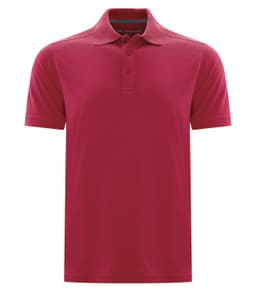 DISCONTINUED COAL HARBOUR® COMFORT PIQUE SOIL RELEASE POLO in Red
